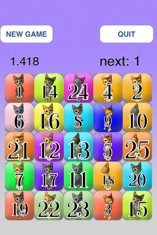 Screenshot Touch the Cat's Numbers Screenshot Touch the Cat's Numbers